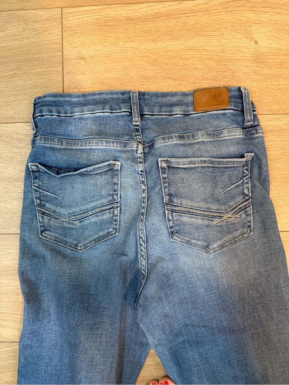 BKE Women's Light Blue Boot Cut Jeans